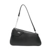 Black Leather Comma Notte Bag