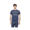 Mens Blue Printed T-Shirt