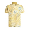 Floral Print Polo Shirt Yellow