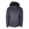 Blue Wool Padded Jacket