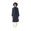 Classic Blue Trench Coat