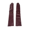 Red Leather Gloves Stylish Warmth