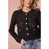 Sheer Lace Jacket in Black