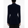 Navy Blue Scuba Jersey Blazer