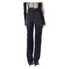 Vintage Black Lacing Knee Jeans