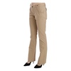 Beige Straight Leg Pants