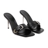 Black Calf Leather Voyou Sandals