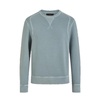 Gibe Lightweight Fleece Sweatshirt in Steel Green