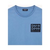 Blue Round Neck Logo T-Shirt