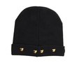 Logo Hat with Rolled Cuffs and Contrast Details