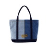 Fox Head Medium Shopper Bag - Maison Kitsune - Denim - Blue