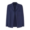 Blue Wool Lapel Jacket