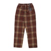 Flannel Tapered Pant in Taupe/Henna