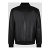 Classic Leather Jacket Zip Closure