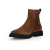 Suede Chelsea Boot with Zip Closure