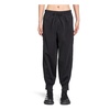 Black Cuffed Jersey Pants