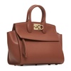 Ferragamo Studio Logo-Plaque Top Handle Bag