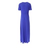 Blue Ruched Maxi Dress