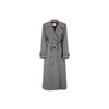 Long wool blend trench coat