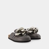 Chain Mules - J.W. Anderson - Grey - Leather