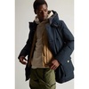 Arctic Parka Melton Blue Jacket