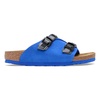 Blue Suede Leather Casual Sandal