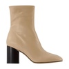 Alena 75Mm Round Toe Ankle in leatherBoot