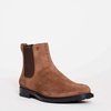 Leather Suede Ankle Boot with Elastic - Made in Italy