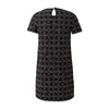 Short Black Macrocannage Dress