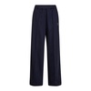 Navy Crease Pants with Sporty Stripes