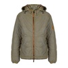 Reflective Quilted Jacket with Detachable Hood