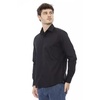 Black Italian Collar Shirt