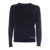 Karl Lagerfeld Signature Printed Crewneck Pullover