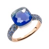 Classic Nudo Ring - Blue Topaz, Blue Sapphire, Lapis Lazuli