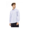 Light Blue Cotton Regular Fit Shirt