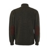 ESSTIAL PATC ZIP THROUGH KNITWEAR