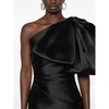 Black One-Shoulder Bow Dress