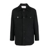 Black Wool Shirt Jacket