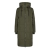 Green Square Down Coat