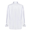 White Cotton French Cuff Shirt