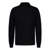 Black Cashmere Knit Polo Shirt