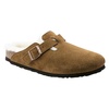 Shearling Clogs Brown Suede Comfort