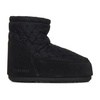 Black Quilted Ankle Boots