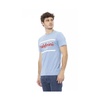 Elegant Light Blue Cotton T-Shirt