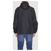 Black Hooded Zip Jacket