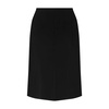 Black Zip Detail Pencil Skirt