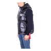 Black Hooded Gilet with Front Logo