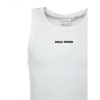 Ribbed Tank Top with Embroidered Logo