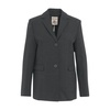 Grey Blazer with Back Slit AW24