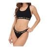 Black Women Underwear Set with Elastic Bands